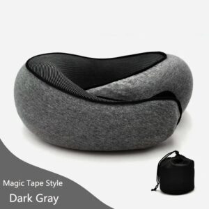 we travel easy - travel pillow store product. grey